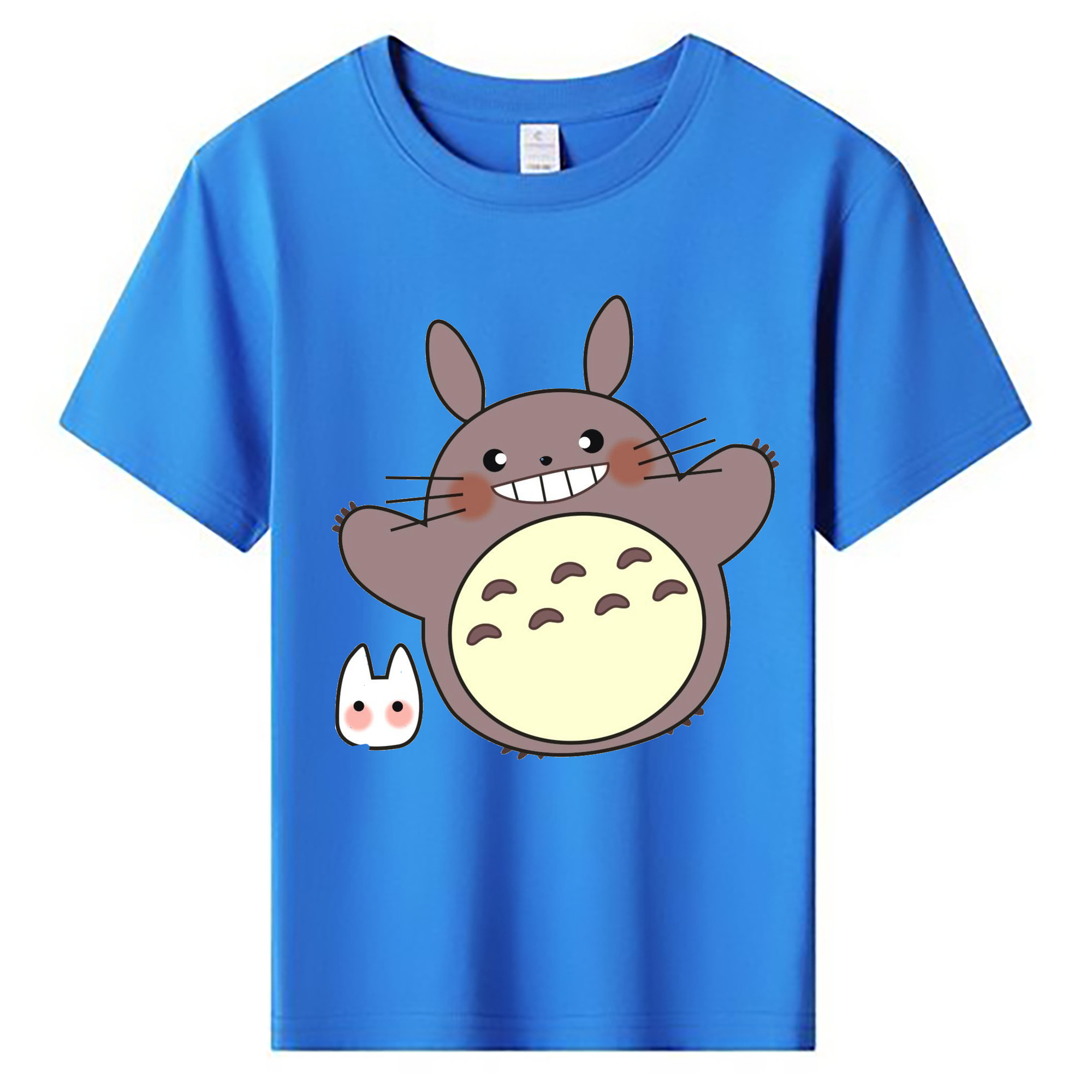 （画像用） となりのトトロ 草壁メイ 草壁サツキ My Neighbor Totoro Satsuki Kusakabe Mei Kusakabe 綿100％キッズTシャツ（フロントプリント）